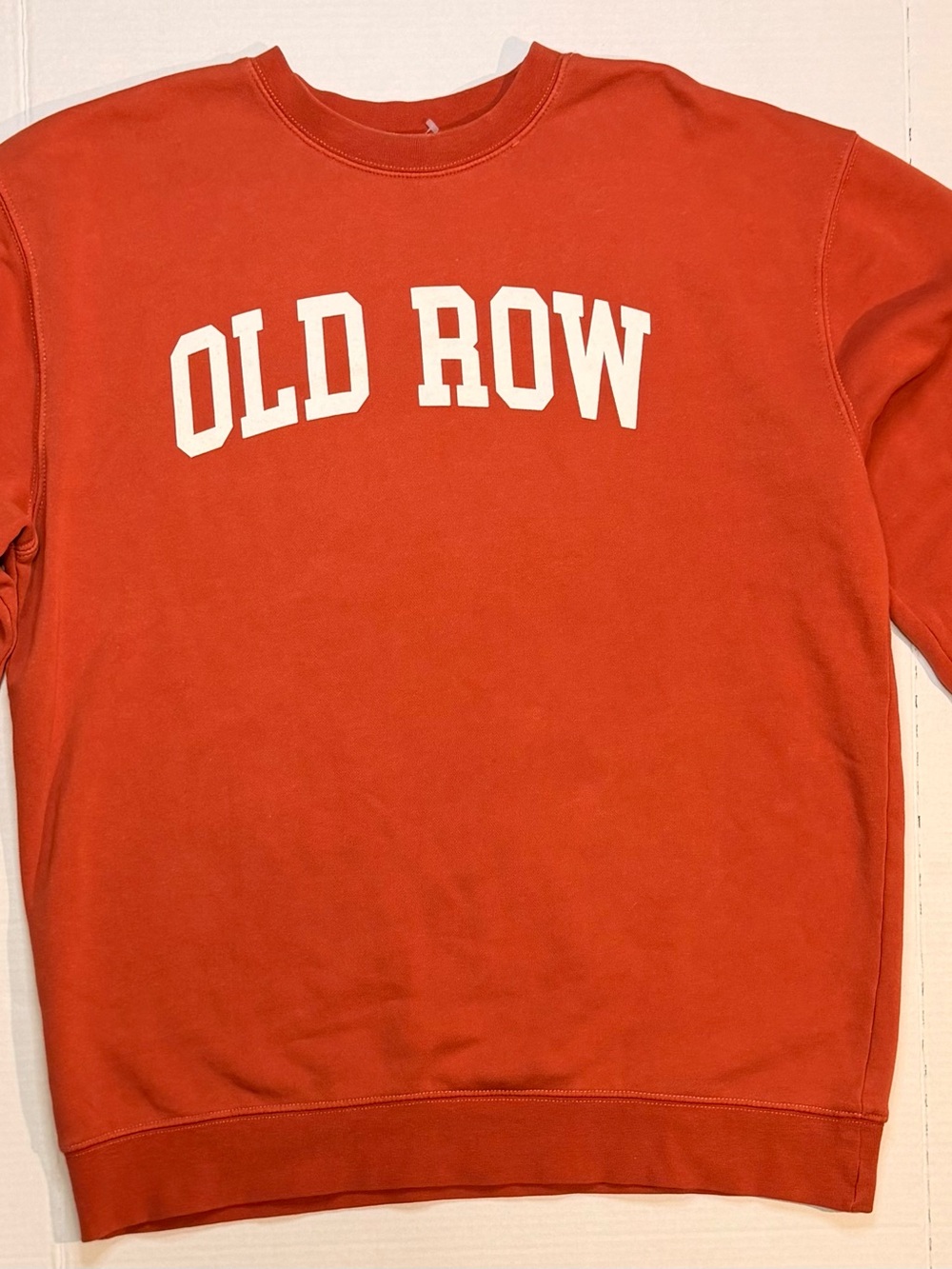 Old Row Men's Crewneck Sweatshirt in Burnt Orange